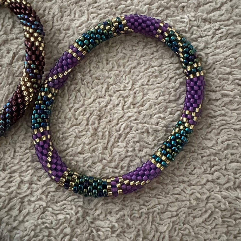 Colorful Beaded Bracelets Set - Picture 3 of 4